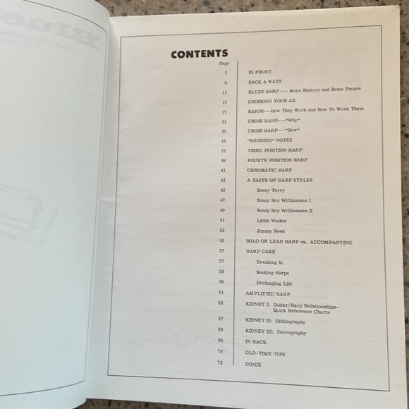 Blues Harp Harmonica Lesson book - Picture 4 of 8